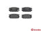 Brembo P54025 Rear Disc Brake Pad - Set of 4
