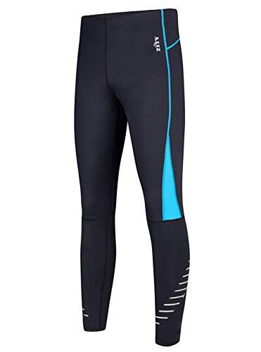 ZITY Mens Surfing Tights Wetsuit Pants Diving Swimming Stretch Jammer Leggings Blue M