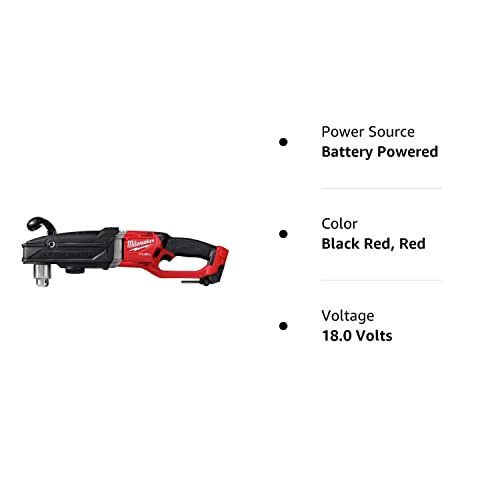 Milwaukee 2809-20 M18 FUEL 18-Volt Lithium-Ion Brushless Cordless GEN 2 Super Hawg 1/2 in. Right Angle Drill (Tool-Only)