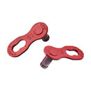 ZONKIE Single-Speed Bicycle Chain 1/2 x 1/8 Inch 116 Links (Red, 1/2" ×1/8" 116 Links)