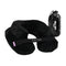 Cabeau Air TNE Inflatable Travel Neck Pillow Lightweight Inflatable Core, Customized Fit, Adjustable Chin Strap, with Compact Carrying Case for Comfort On-The-Go (Midnight Black)