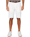 PGA TOUR Men's Flat Front Golf Short with Expandable Waistband, 9" Inseam, Bright White, 42