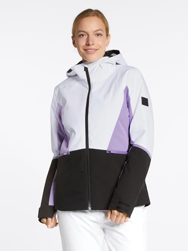Ziener Women's Taimi Ski Winter Jacket, Warm, Breathable, Waterproof, White, 30