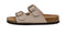 CUSHIONAIRE Women's, Lane Slide Sandals Beige Size: 6 US