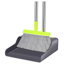 FGY Broom and Dustpan Set for Home, Sweeper and Dust Pan Set for Indoor Kitchen Lobby Office Garage Floor Sweeping