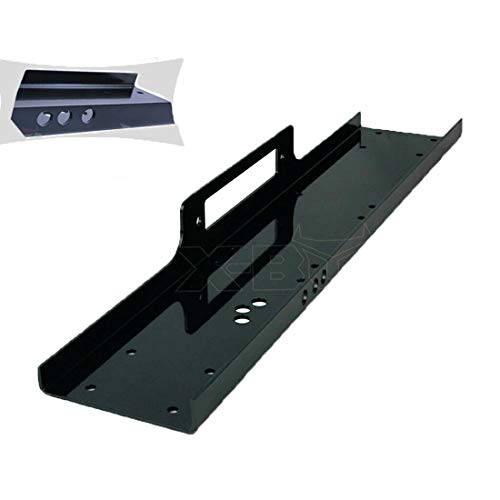 X-BULL Winch Mounting Plate Steel Universal Plate Cradle 8000lb-14500lb Trucks