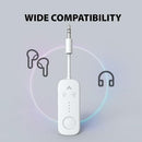 Avantree Relay - Premium Airplane Bluetooth 5.3 Transmitter for All Headphones, apt-X Low Latency, Supports 2 Headphones or AirPods, Wireless Audio Audio for in-Flight, iPad, Gym, PS5, Tablets