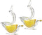 PLAYINGMINDS Lemon Squeezer Lemon Juicer Clip, Acrylic Manual Lemon Slice Squeezer Convenient Transparent Fruit Juicer for Home Kitchen (2)