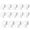 3/4 Inch PVC Fittings Elbow 90 Degree 2-Way 14-Pack, PVC Pipe Fitting Connector for Building Furniture, DIY PVC Corner Elbow Fitting for Pipe Connections, Greenhouse, Shed and Tent Connection, Pool