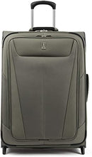 Travelpro Maxlite 5 Softside Expandable Upright 2 Wheel Luggage, Lightweight Suitcase, Men and Women, Slate Green, Checked-Medium 26-Inch, Maxlite 5 Softside Lightweight Expandable Upright Luggage