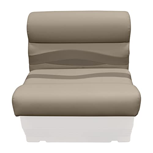 Wise BM1143-1749 Premier Series Pontoon 27" Bench Seat Cushion Set, Mocha Java/Café/Mushroom