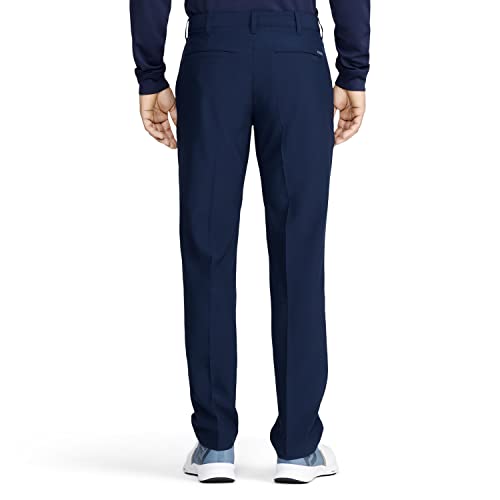 IZOD Men's Golf Swingflex Slim Fit Pant, Peacoat, 34W x 30L