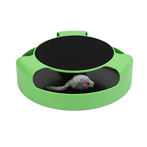 Motion Kitten Cat Toy Catch The Mouse Chase Interactive Cat Training Scratchpad