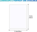 Fridge Whiteboard Magnetic, Dry Erase Board Self Adhesive for Any Smooth Surface with New Stain Resistant Technology,Home Kitchen Fridge Shopping List and Office Notice Board (16" X 12")