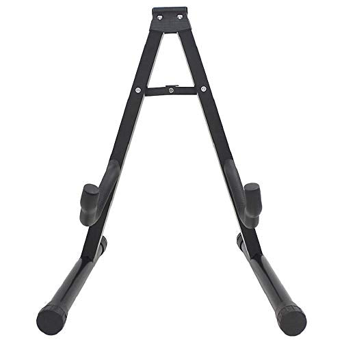 Portable Folding Guitar Stand - String Instruments Holder for Acoustic Electronic Guitar Bass Ukulele Violin Cello (L)