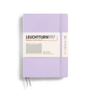 Hardcover Medium Squared Notebook, 251 Page (Lilac) - A5