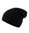 100% Pure Cashmere Beanie for Women and Men, Cuffed Warm Hat with Gift Box, Black, One Size