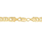 10k Yellow Gold Mariner Link Necklace (6.7mm, 24 inch)