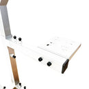 GTR Simulator GTA Model White Frame with Adjustable White Red Leatherette Racing Seat Racing Driving Gaming Simulator Cockpit Chair