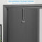 FYY Over The Door Hooks Hanger, 1 Pack Collapsible Folding Over The Door Organizer Rack Space Saving Hanging Storage Hanger for Clothes, Coats, Towels for Bedroom Bathroom Grey