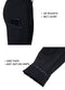 Willit Women's Riding Tights Knee-Patch Breeches Equestrian Horse Riding Pants Schooling Tights Zipper Pockets
