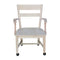 International Concepts Dining Chair with Casters, Unfinished