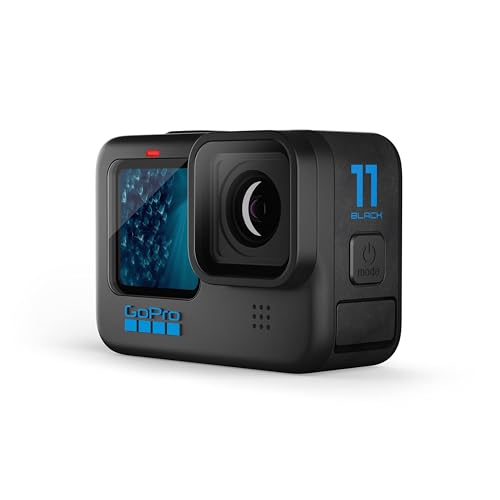 GoPro HERO11 Black - Waterproof Action Camera with 5.3K60 Ultra HD Video, 27MP Photos, 1/1.9" Image Sensor, Live Streaming, Webcam, Stabilization