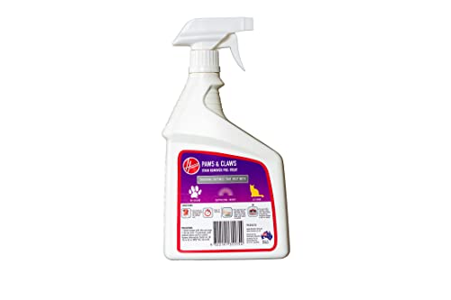 Hoover Paws & Claws Stain Remover Spray, Easy Removal of Tough Soils, Eliminate Stubborn Pet Stains, 0.75 Litre
