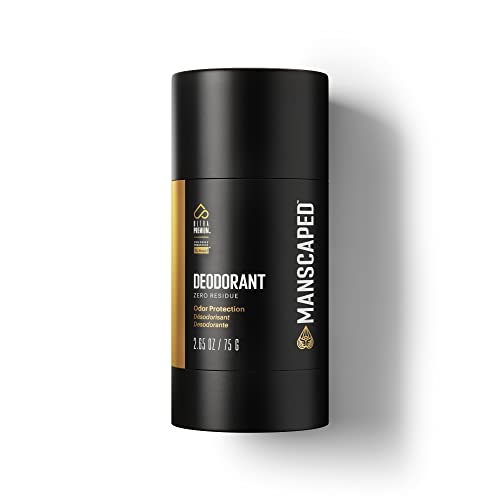 MANSCAPED™ UltraPremium Deodorant, Aluminum-Free Clear Formula, Soft and Comfortable with Cologne-Quality Fragrance for Under Arm Odor Protection, 2.5 oz Stick (1 Pack)