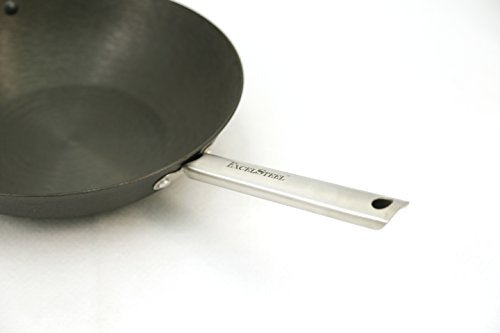 13" Super Lightweight Cast Iron Chinese Wok,Black