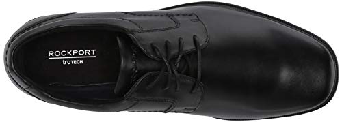 ROCKPORT Men's Robinsyn Waterproof Plain Toe Oxford, Black, 9 US