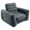 Intex Queen Size Inflatable Pull-Out Sofa Bed Couch and Chair Sleeper, Dark Gray