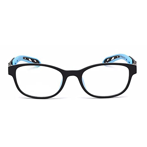 Fantia Unisex Child Non-Prescription Glasses Frame Clear Lens Kids Eyeglasses (Blue)