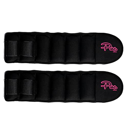 HEALTHYMODELLIFE Ankle Weights Set by Healthy Model Life (2x2lbs Cuffs) - 4lb in Total - Train Like A Model - at Home Workout Equipment for Slimming Thighs, Toning Glutes, More