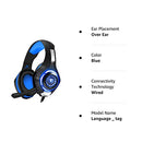 BlueFire Stereo Gaming Headset for Playstation 4 PS4, Over-Ear Headphones with Mic and LED Lights for PS5, Xbox One, PC, Laptop(Blue)