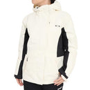 Oakley Women Heavenly Recycled Jacket, Arctic White/Blackout, Medium