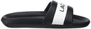 Lacoste Women's Croco 0721 1 CFA Slide, Black, US 8