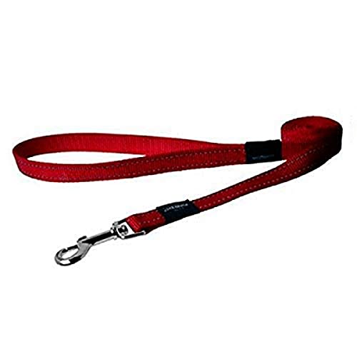 Rogz Classic Reflective Dog Lead Red Large