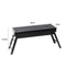 Charcoal BBQ Grill - Hibachi Barbeque, Portable, Outdoors, Foldable, Camping, Picnic Set, Briquettes, Barbecue, Black