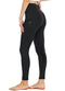 Willit Women's Riding Tights Knee-Patch Breeches Equestrian Horse Riding Pants Schooling Tights Zipper Pockets