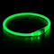 LED Dog Collar, Light Up Dog Collars,Rechargeable Dog Lights for Night WalkingUniversal, Reusable Safety Necklace for Small Medium Large Dogs (Green)