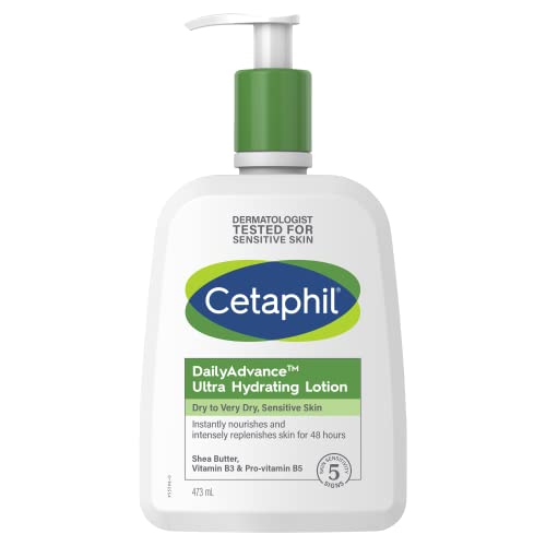 Cetaphil Daily Advance Ultra Hydrating Lotion For Dry, Sensitive Skin, 473 ml