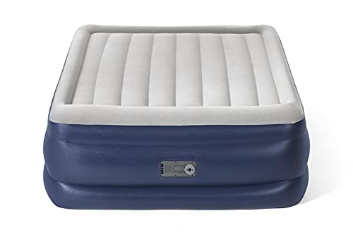 Bestway Tritech Air Mattress with Built-in AC Pump, Queen, 2.03 m x 1.52 m x 56 cm