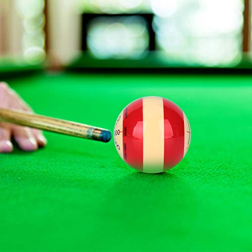 Billiard Practice Training Pool Cue Ball, 52MM Training Cue Ball with Mark Snooker Training Ball Snooker Practice Assist Accessory