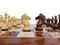 Wooden Chess Set Handcrafted Chessmen and 21" Board - Alban Series Chess Pieces | 4.0" King Golden Rosewood Chess Board 21" inch