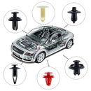 200Pcs Bumper Clips Car Retainer Clips & Plastic Fasteners Kit Auto Body Push Rivets Fender Liner Clips Multiple Size Universal Car Door Panel Trim Clip Fasteners for Car Auto Vehicle Truck