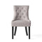 Christopher Knight Home Hayden Fabric Dining Chairs, 2-Pcs Set,Polyester, Light Grey