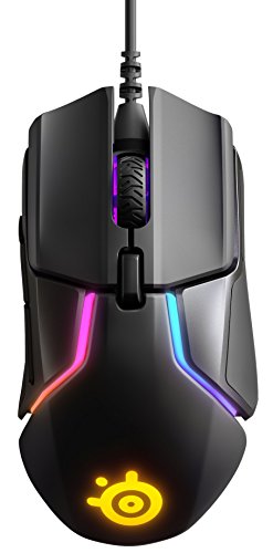 SteelSeries Rival 600 Wired 7-Button 96-128g Gaming Mouse - Prism 3-Zone RGB Illumination - 12,000 CPI - TrueMove3+ Dual Optical Sensor - 0.5 Lift-Off Distance