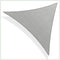 ColourTree 8' x 8' x 8' Grey Triangle Sun Shade Sail Canopy Awning Shelter Fabric Cloth Screen - UV Block UV Resistant Heavy Duty Commercial Grade - Outdoor Patio Carport - (We Make Custom Size)