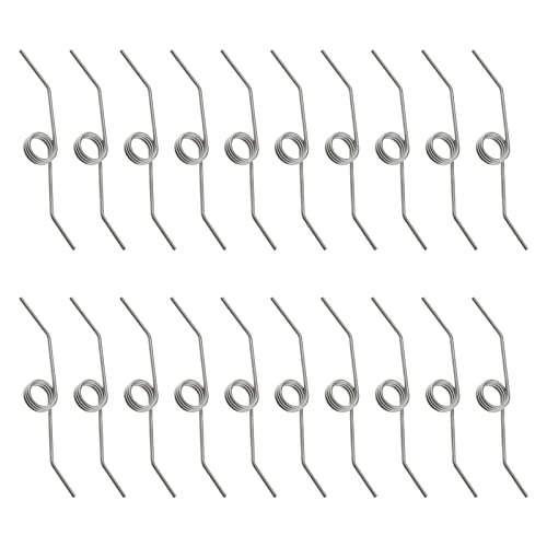 ECSiNG 20Pcs Rubbish Bin Replacement Springs Replacement Spring for Duo Bin from Stainless Steel Household Accessories for Garbage Bins